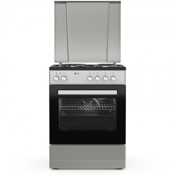 Thermogatz TGS E8021 S Κουζίνα Ηλεκτρική 80lt με Εμαγιέ Εστίες 60cm